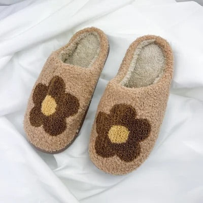 "Cozy Steppas" Abstract Design Slippers