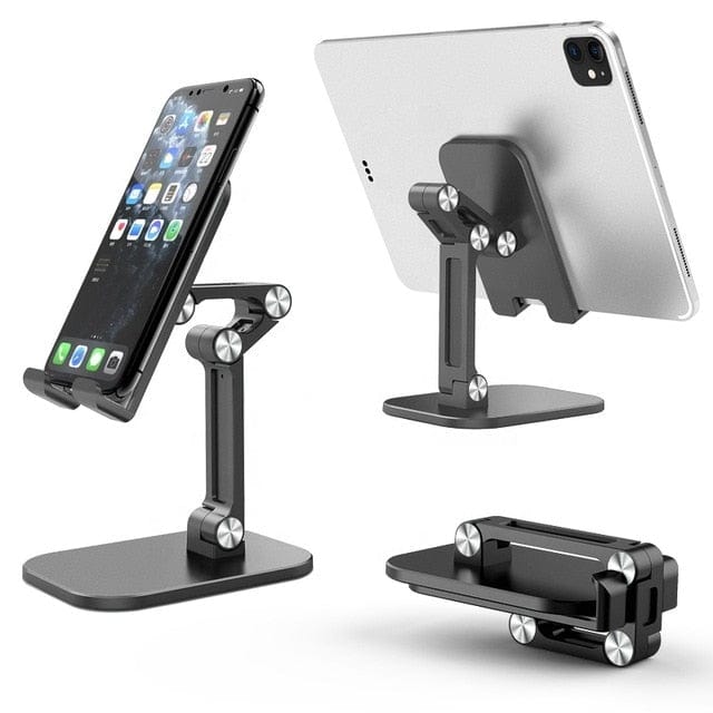 Multi-Fold Lightweight Phone Stand for Cellphone + Tablet